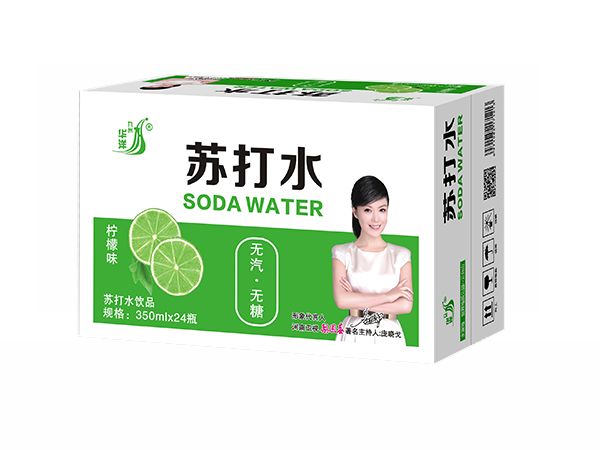 九州華洋蘇打水檸檬味蘇打水飲品招商350mlx24瓶