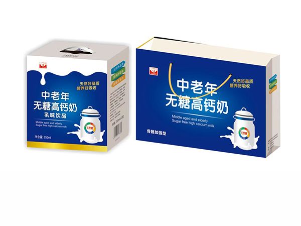 金九華飲品中老年無糖高鈣奶乳味飲品250mlx12盒
